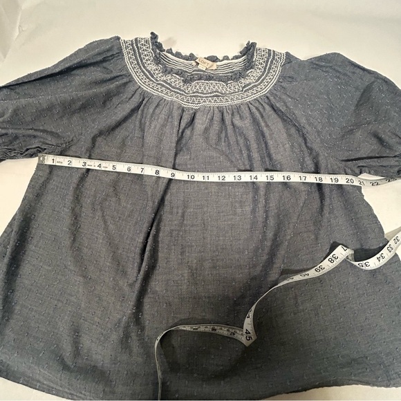 LOFT Clip Smocked Top - Picture 7 of 8